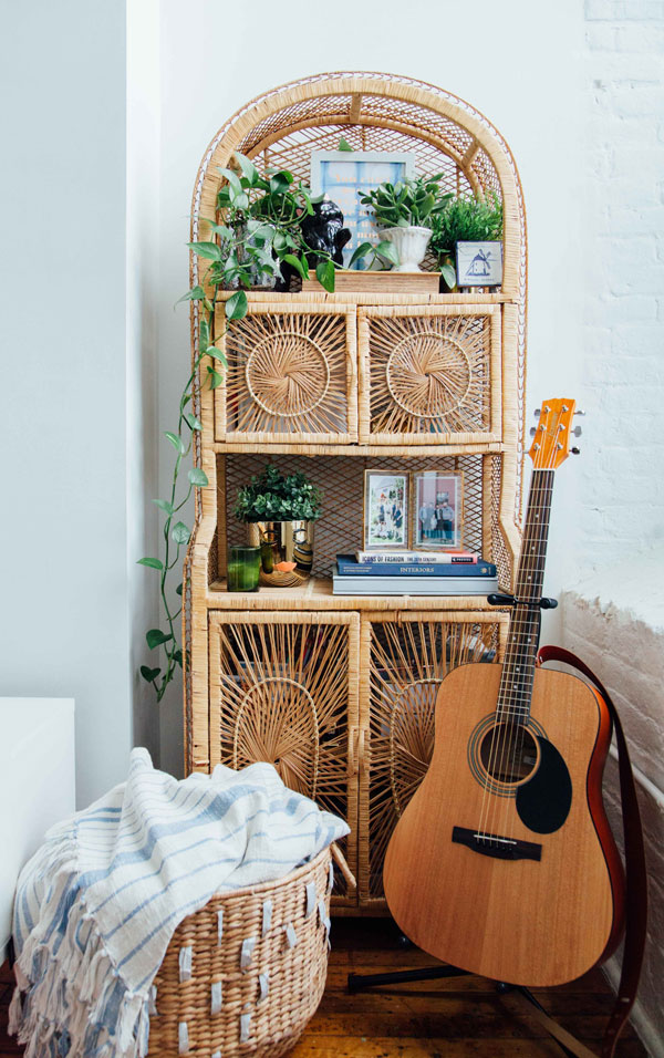 Rattan-Furniture-boho-bedroom