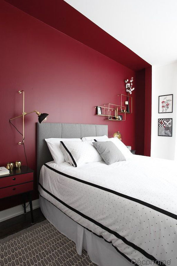 red-bedroom-wall