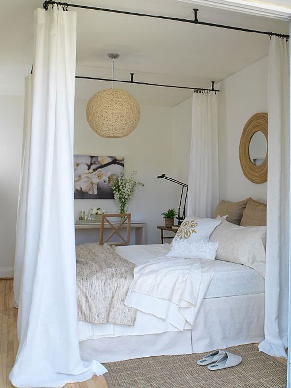 Bed-Canopy-Curtains-with-mirror