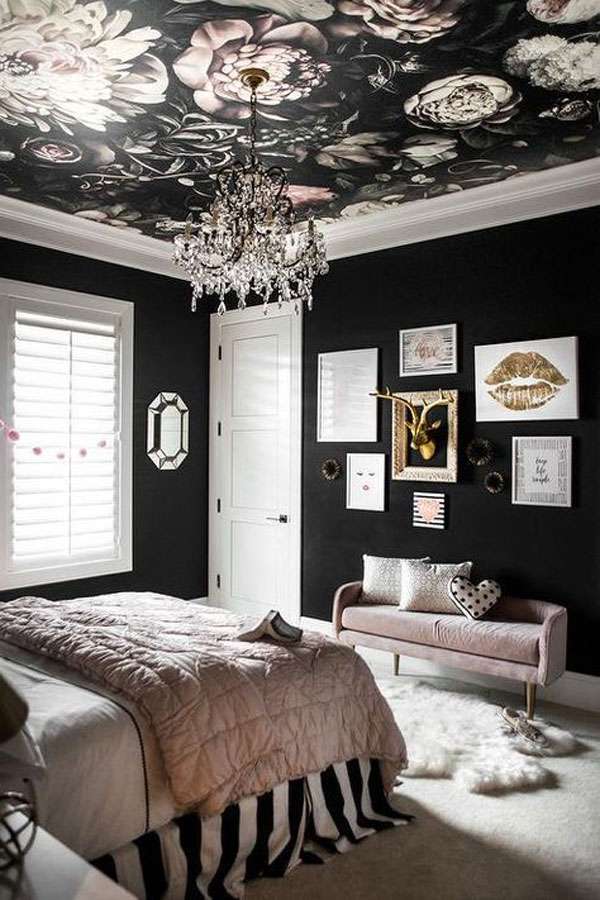Dark-wallpaper-for-the-bedroom