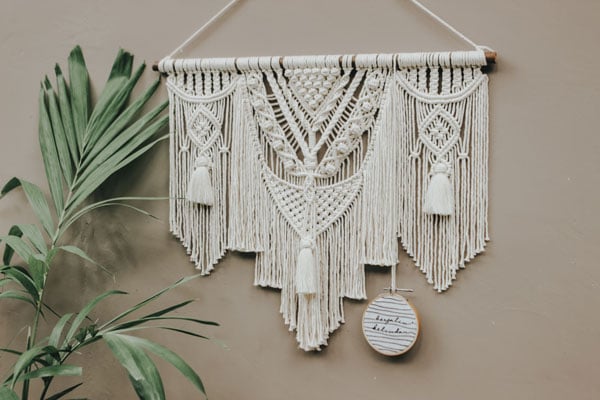 Macramé-on-the-wall