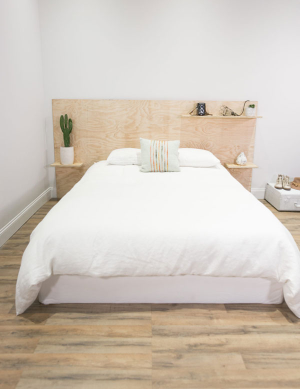 Plywood-headboard