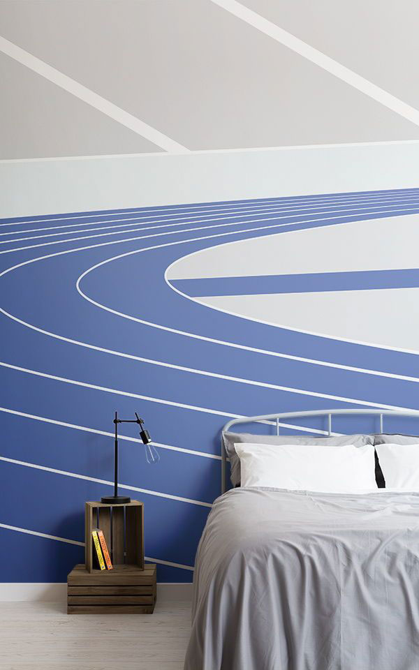 Sporty-diy-wallpaper-ideas-for-bedroom