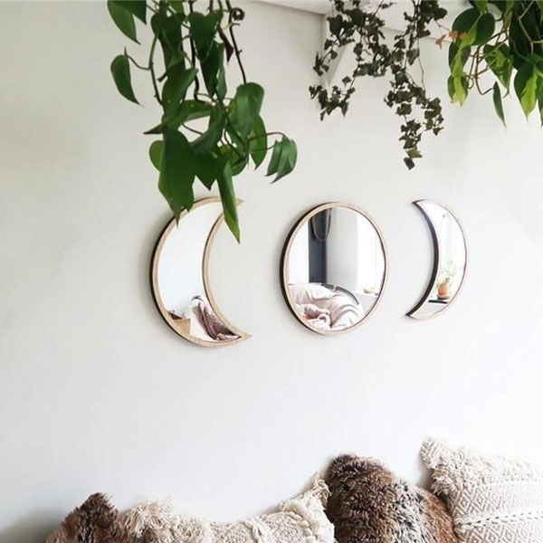 Three-piece-decorative-Bedroom-wall-mirror