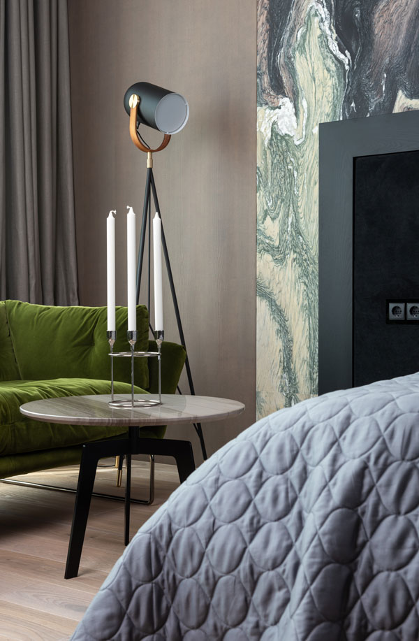 green color furniture for bedroom 