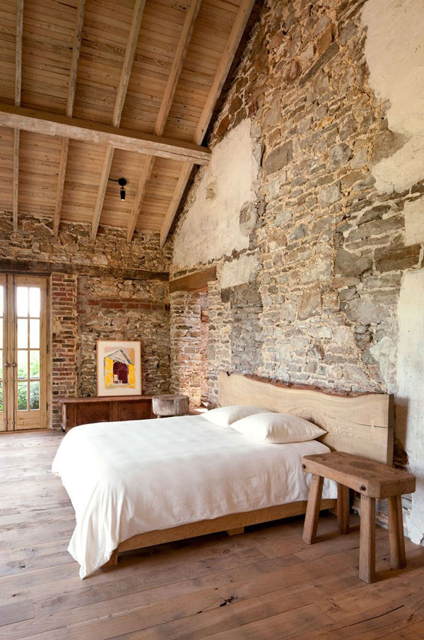 Antique-stones bedroom