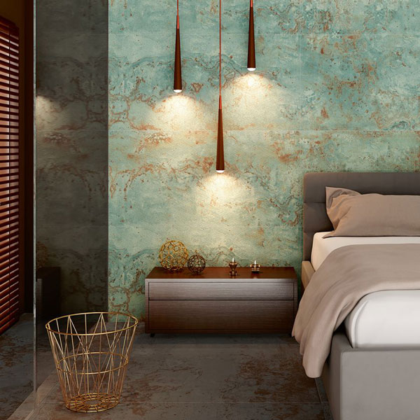 ceramics-wall-texture bedroom