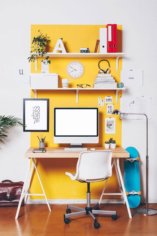 yellow-home-office