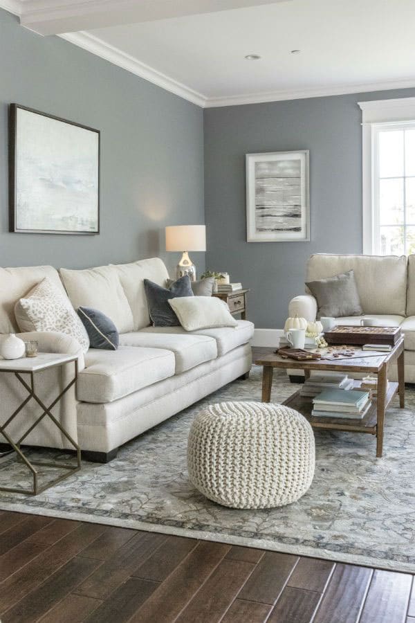 Blue-with-gray-living-room-color-scheme