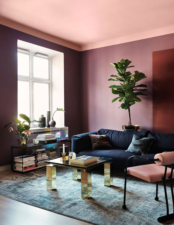 Purple-as-a-living-room-paint-colors