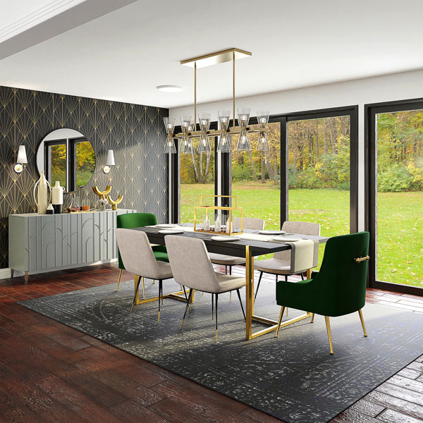 green-and-gold-dining-room