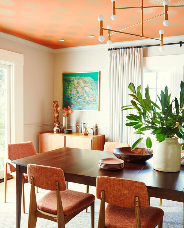 orange-dining-room