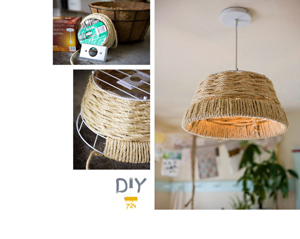 rope lamp diy