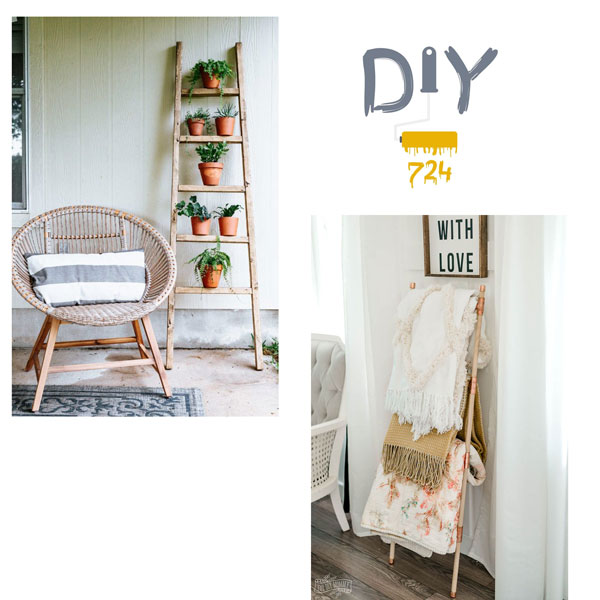 DIY-Copper-Blanket-Ladder
