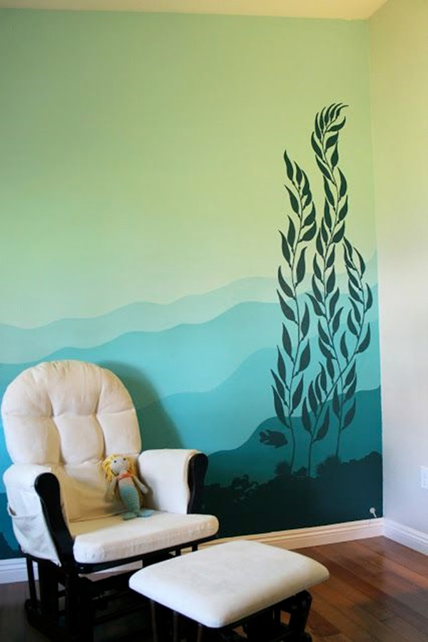 bedroom murals ideas with inspiring from nature