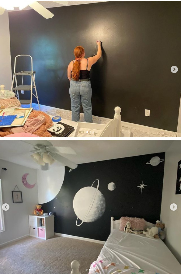 DIY bedroom murals for children