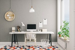 Home Office Color With Gray 300x200 