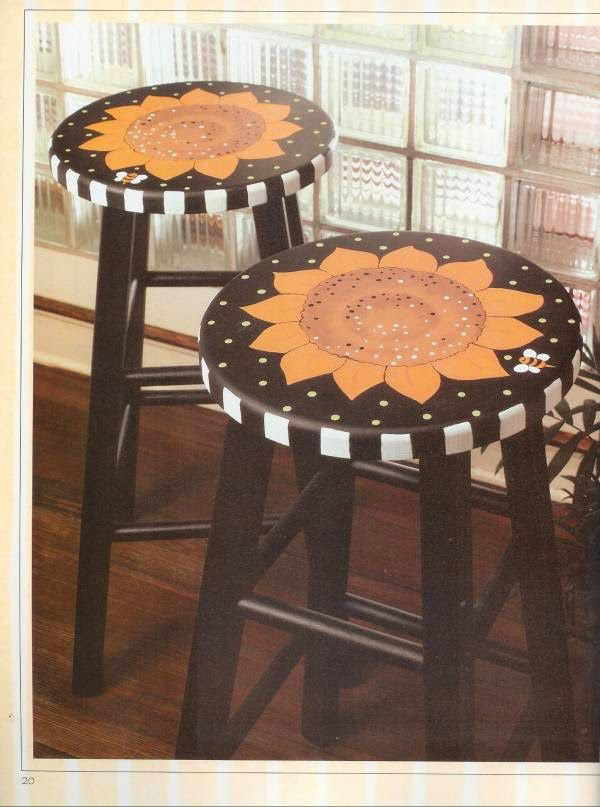 artistic-diy-bar-stools