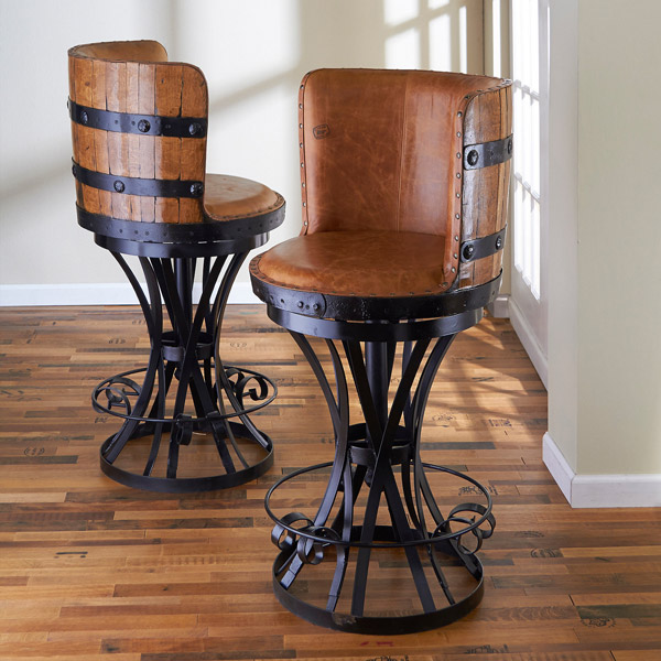 brown-diy-bar-stools-with-wood