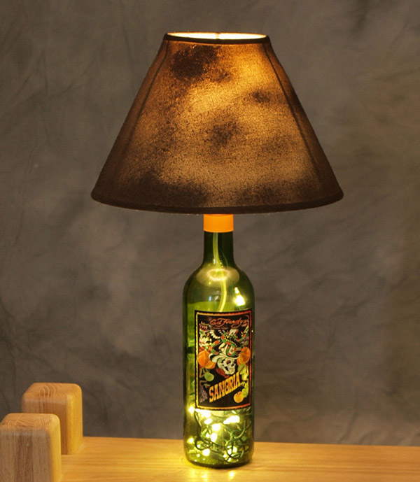 Bottle-as-a-desk-lamp