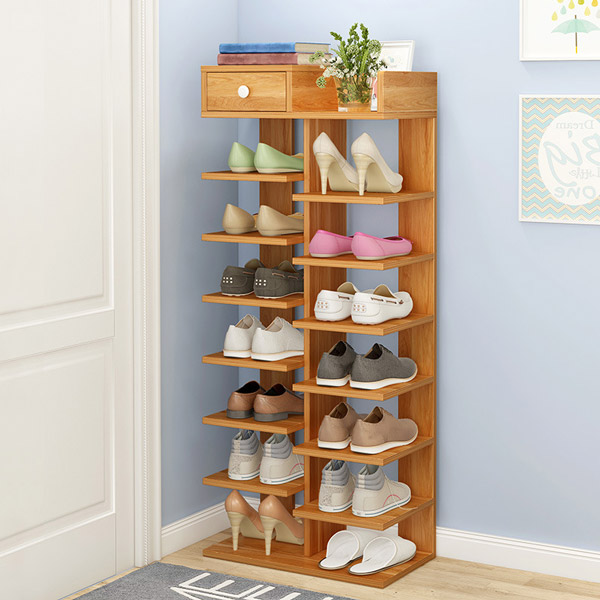 Standing-shoe-storage