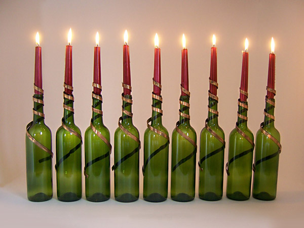 Wine-bottle-candle-holder