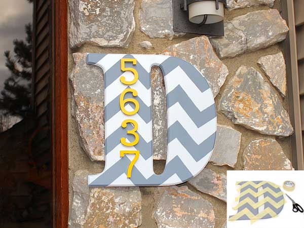 diy-house-numbers-Monogram